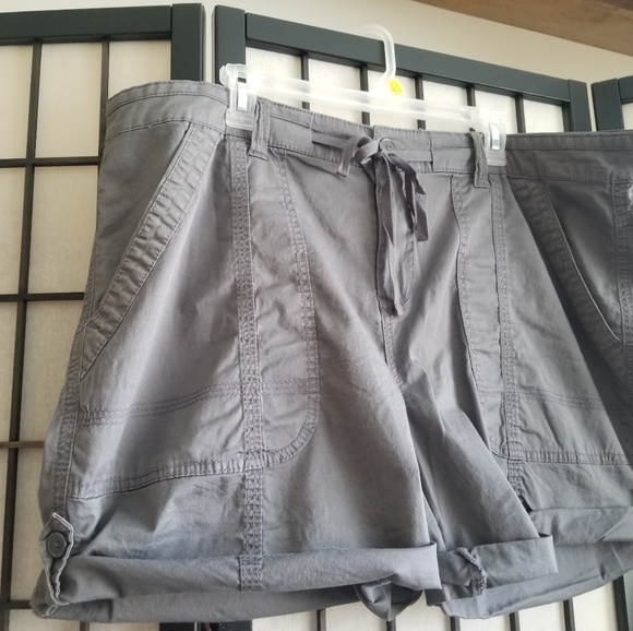 Nwt Supplies grey cargo shorts charcoal - Picture 3 of 8
